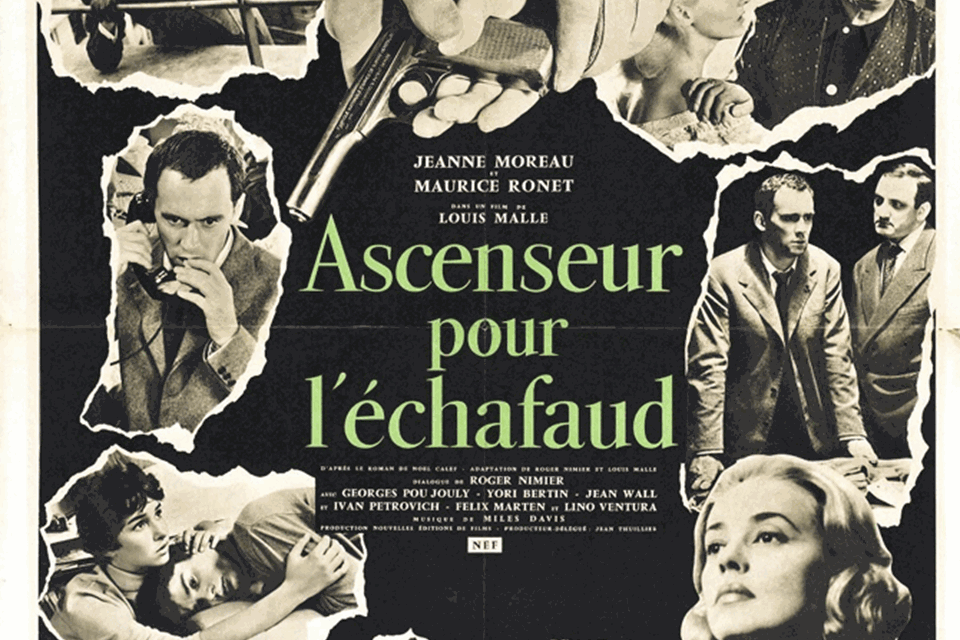 Film notes: Ascenseur pour l'échafaud (1958), directed by Louis