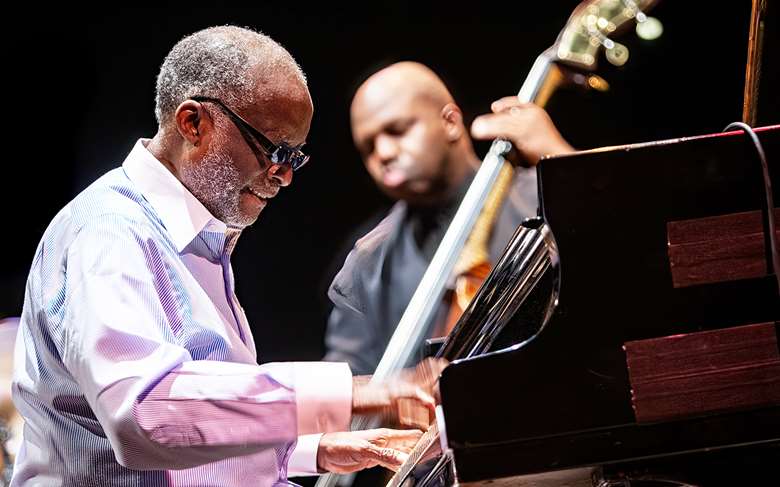 Ahmad Jamal performing live - photo by Tim Dickeson