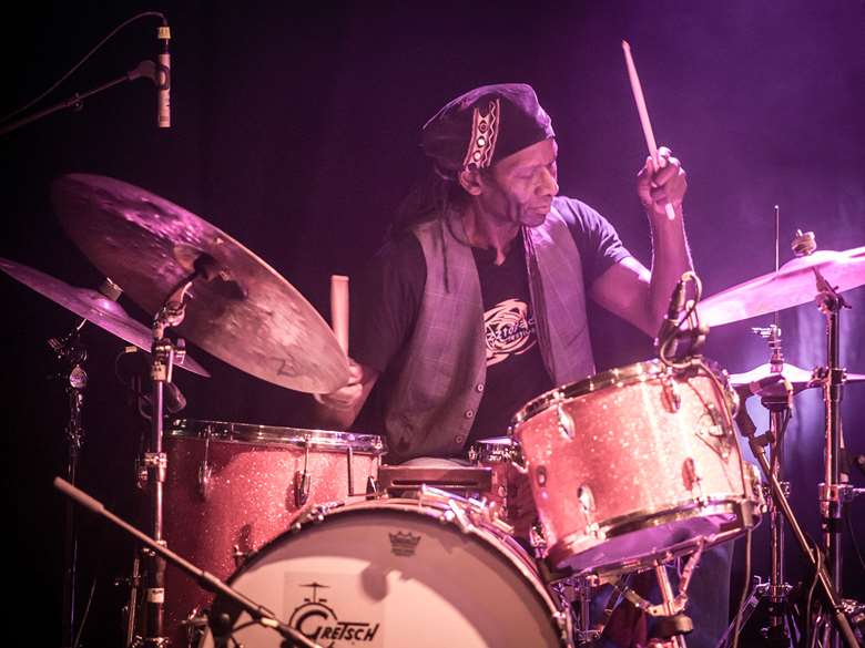 Beat this: Hamid Drake at PUNKT festival - photos by Petter Sandell