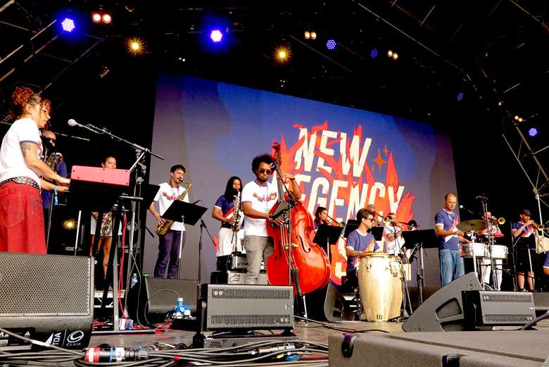 New Regency Orchestra at WOMAD - Photo by Tony Benjamin