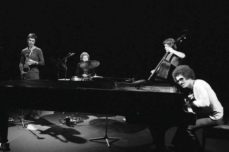 L-R: Jan Garbarek, Jon Christensen, Palle Danielsson and Keith Jarrett (photo: Roberto Massotti)