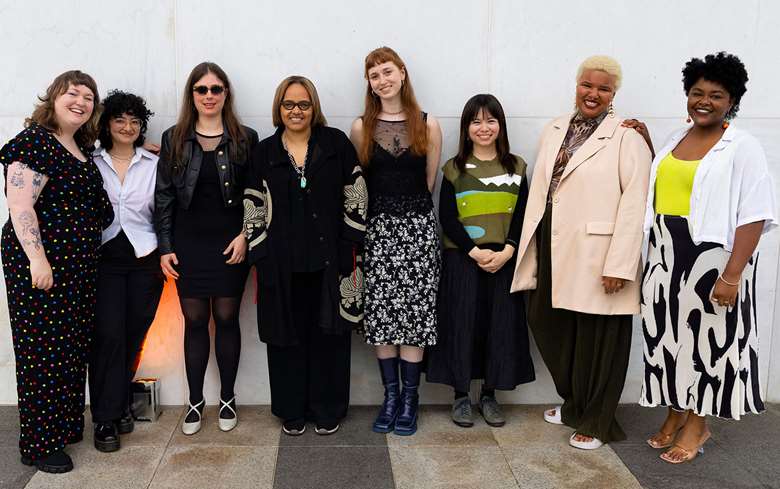  Next Jazz Legacy current cohort with Terri Lyne Carrington – Photo by Rachel Minto