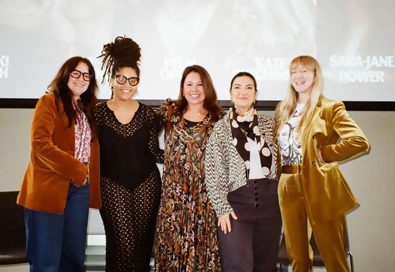 L-R: Sarah-Jane Power, Ni Maxine, Nikki Yeoh, Pelin Opcin and Kate Hutchinson - Photos by Sarah Dattani Tucker