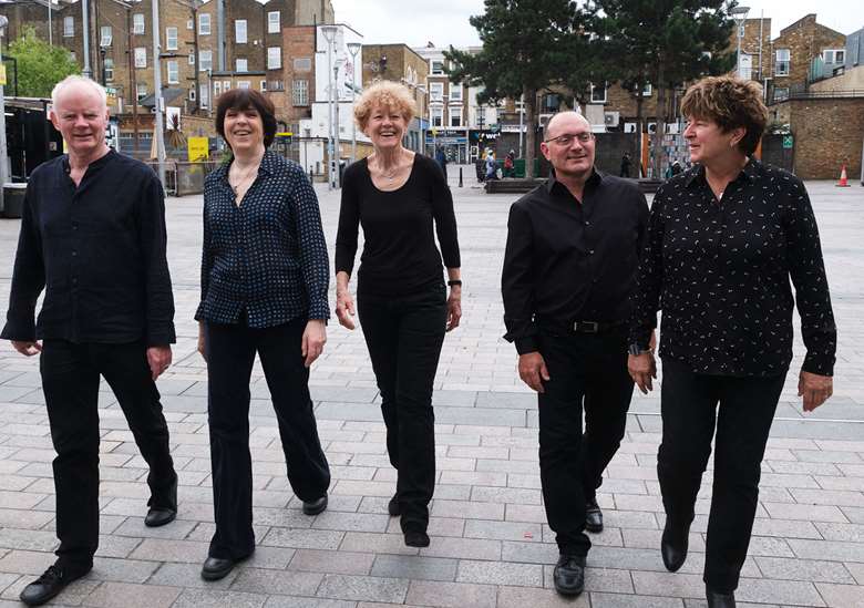 L-R: Steve Lodder, Deirdre Cartwright  Alison Rayner, Buster Birch and Diane McLoughlin