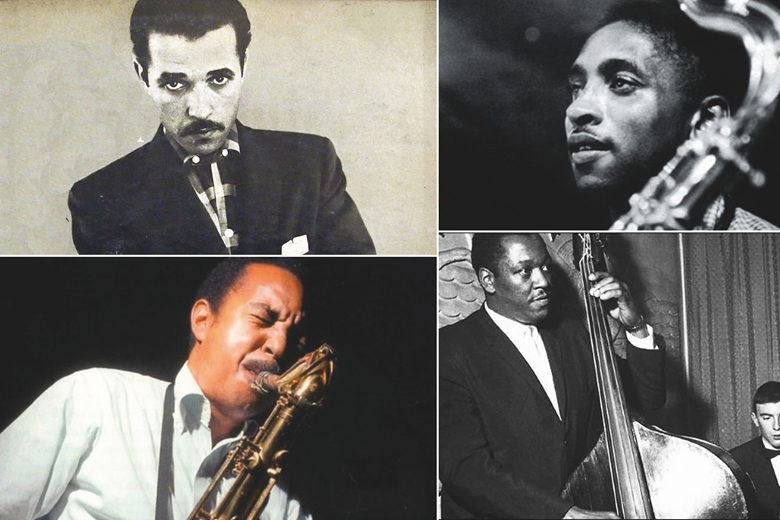 Clockwise from top left: Hampton Hawes; Harold Land; Teddy Edwards; Leroy ‘The Walker’ Vinnegar